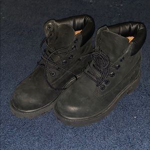 Black classic timberland boots